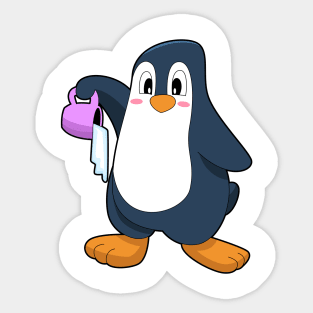 Penguin Iced coffee Sticker